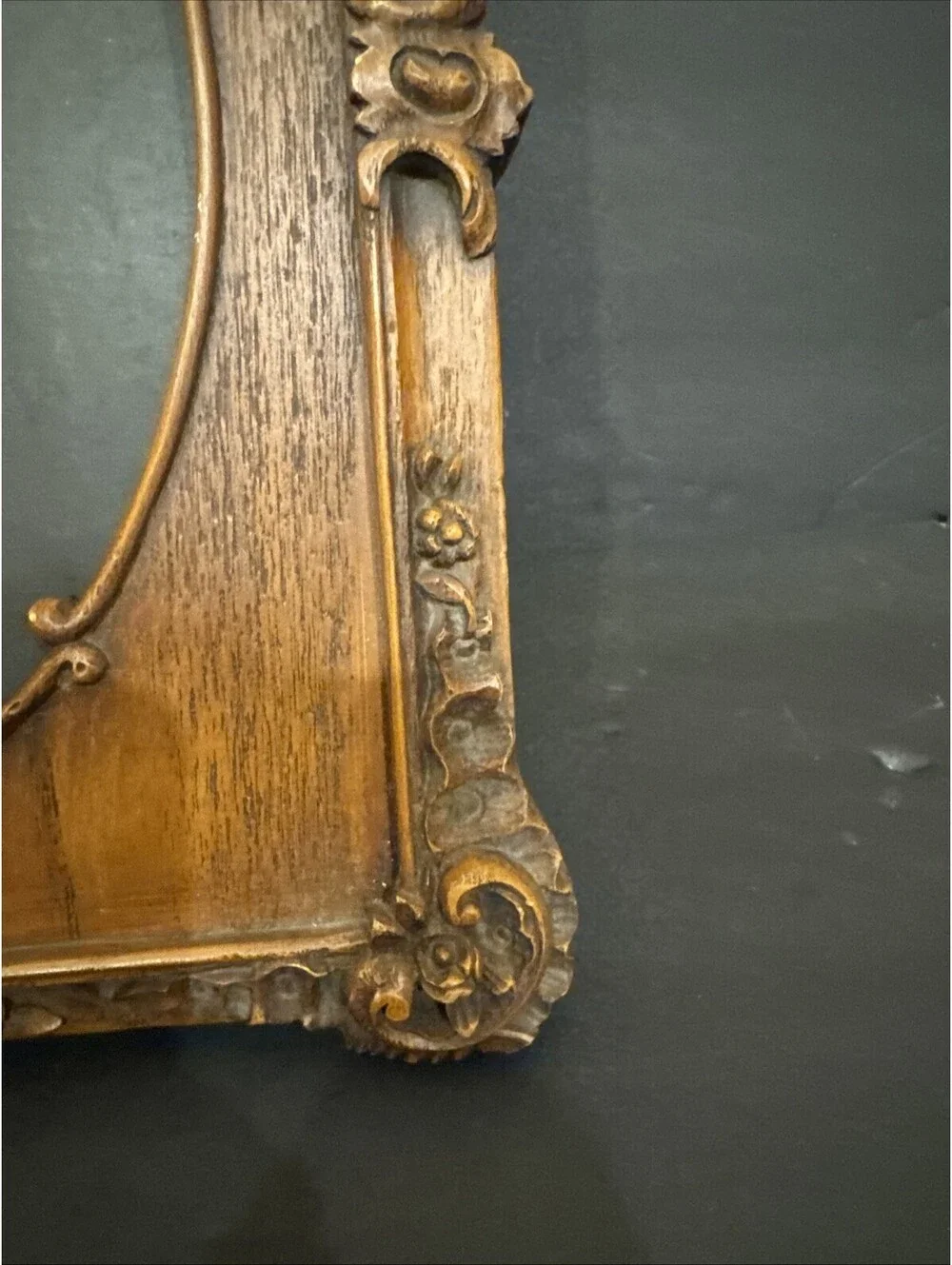 Vintage Baroque Rococo Style Hollywood Regency 8x10 Picture Frame Gorg Detail